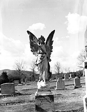 Tom Wolfe's Angel &quot;Look Homeward Angel&quot; Asheville, NC, Buncombe County, 1949. From North Carolina Conservation and Development, Travel and Tourism photo files, North Carolina State Archives, call #: ConDev8200A. 
