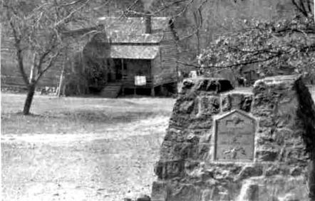 McIntye's Cabin. Image from the Charlotte-Mecklenburg Historic Landmarks Commission. 