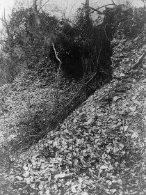Shell mound. Image courtesy of Library of Congress. 