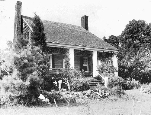 Sloop Point Plantation, house built by Ashe in 1730.  Image courtesy of Flickr user leep. 