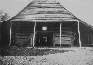Stover Wise's Barn, Frank W. Bicknell Photograph Collection, North Carolina State Archives, call #:  PhC8_423, Raleigh, NC.