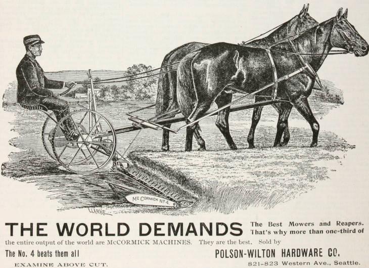 McCormick Reaper Advertisement NCpedia