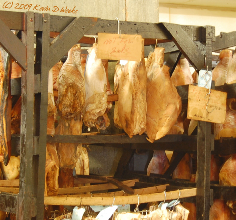 Smoked hams