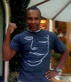 "Sugar Ray Leonard," photograph by Reggie Bibbs.  Originally posted to Flickr, presented on Wikpedia.  Used under Creative Commons License CC BY 2.0.
