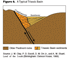 Figure 6 - A typical triassic basin
