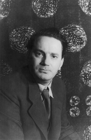 Black and white portrait of Thomas Wolfe